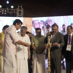 Guest speakers during an event panel discussion