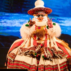Traditional Kerala cultural performance and art show