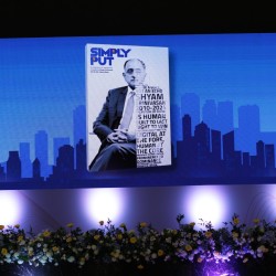 Atmospheric lighting and design details for premium corporate event by Kriti Events